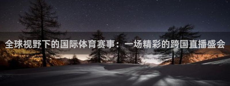 熊猫猫直播：全球视野下的国际体育赛事：一场精彩的跨国直播盛会